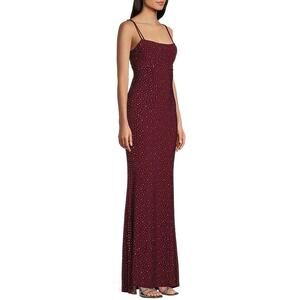 Jump Apparel Red Wine Homecoming Prom Formal Gown Strappy Dress Gown sz 5/6 $139